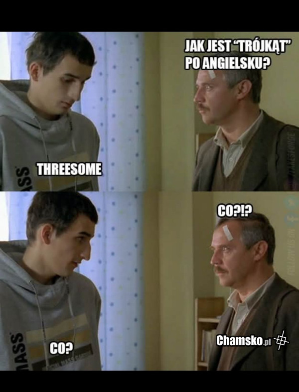 Trójkąt po angielsku