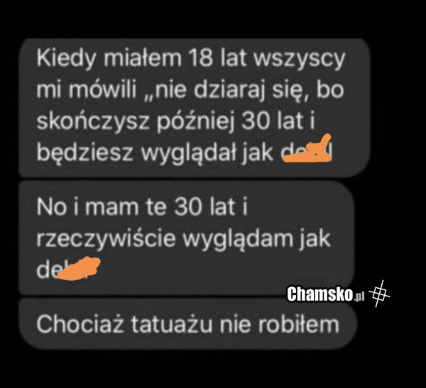 Tatuaż po 30-stce