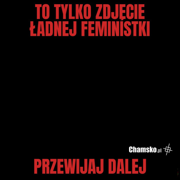 Zdjęcie ładnej feministki