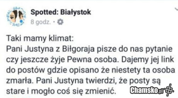 W sumie to już był kiedyś taki przypadek...