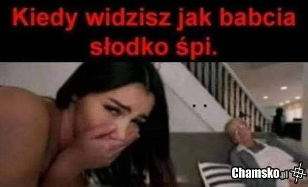 Śpiąca babcia