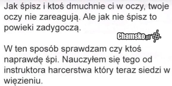 Dmuchanie w oczy