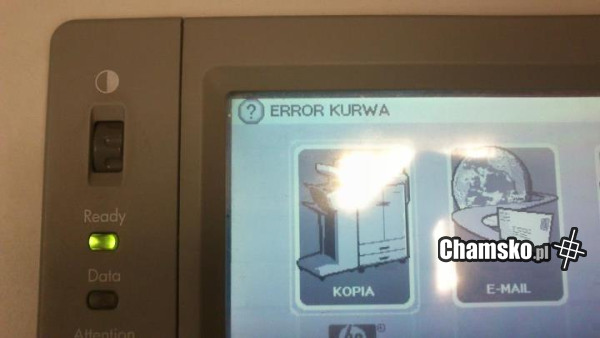 Błąd drukowania