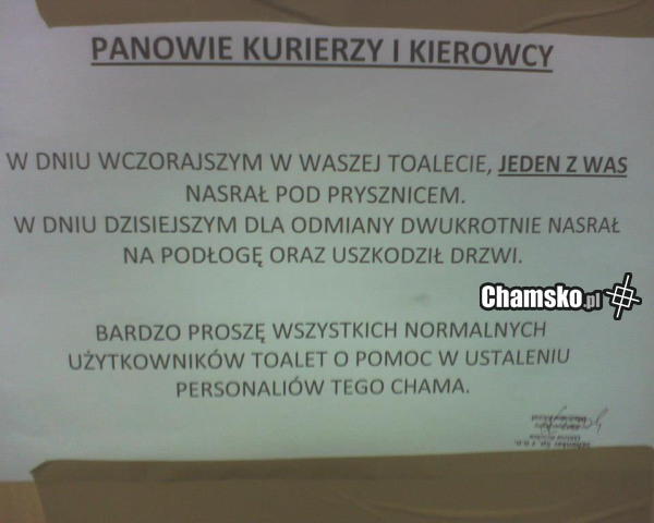 Problematyczny kurier