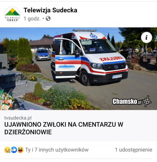 Zwłoki? I to na cmentarzu?