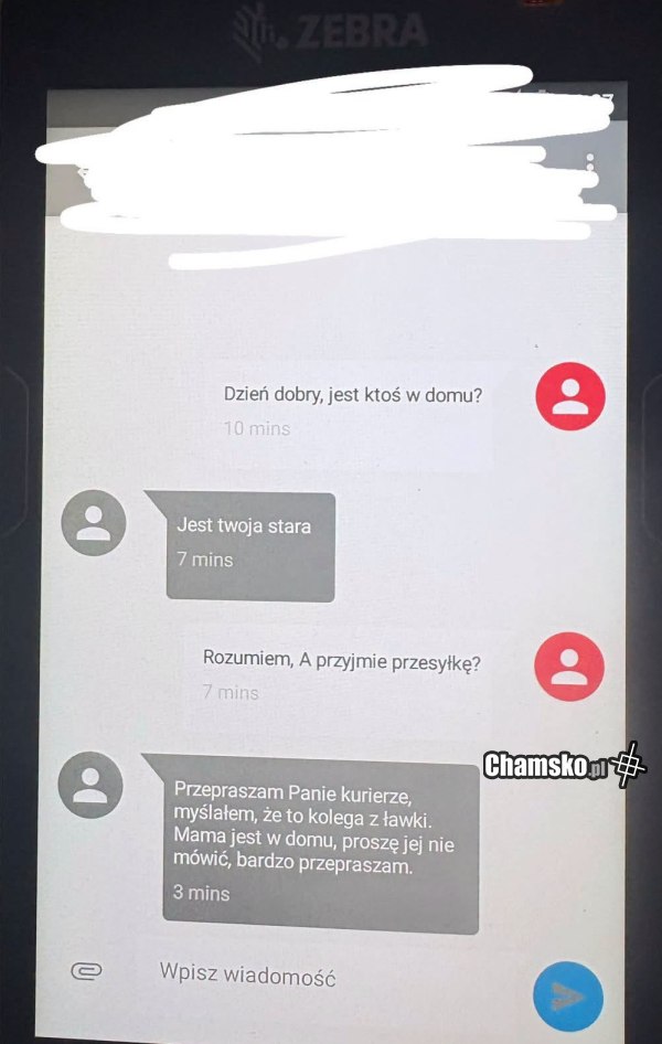 Ktoś odbierze paczke?