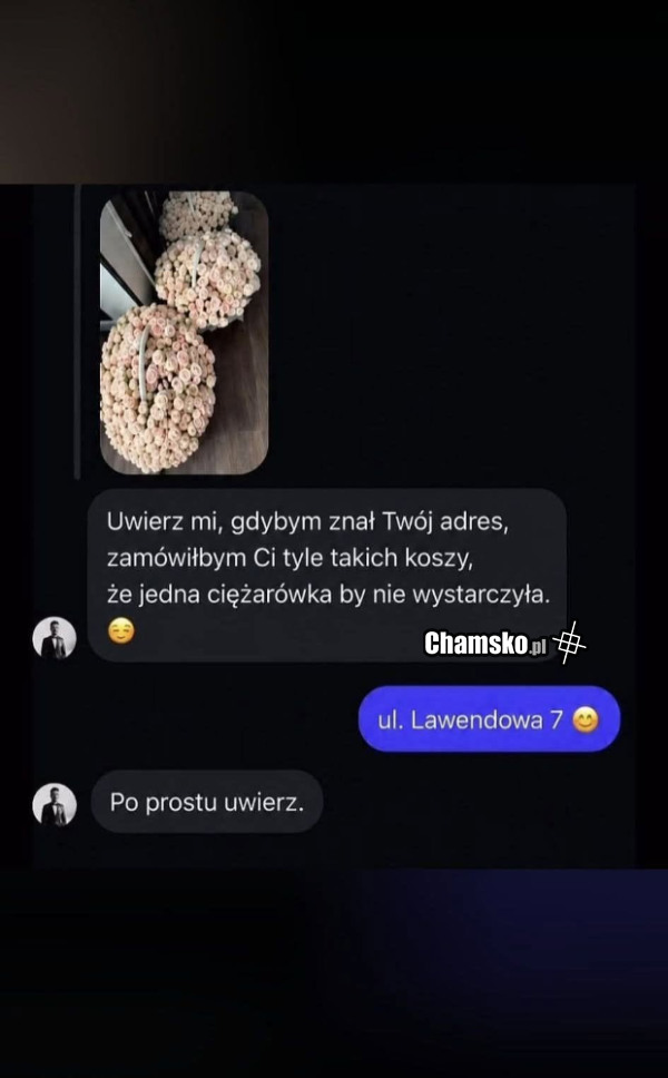 Bukiety kwiatów