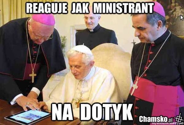 Tablet jak ministrant