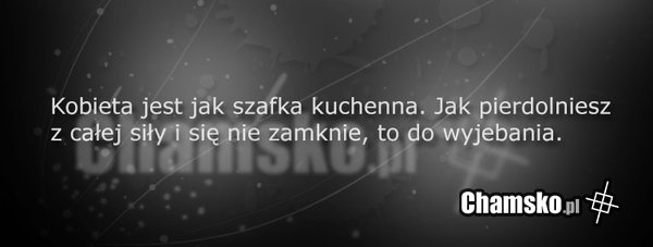Kobieta jest jak szafka