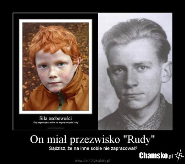 Szkoda chłopaka :( jak by był czarny to chociaż robotę by mu dali :)