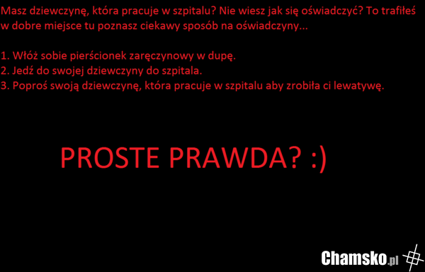 Sposób na oświadczyny