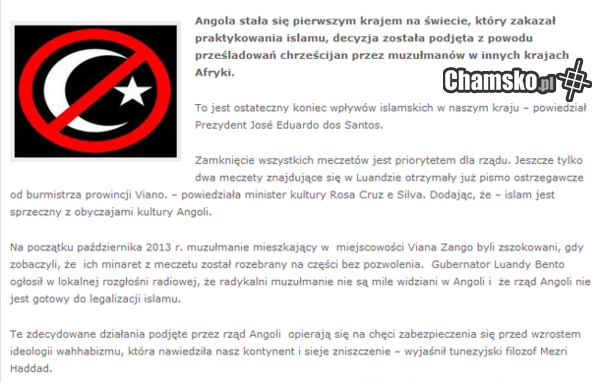 Nawet czarni wiedzą, że to zło