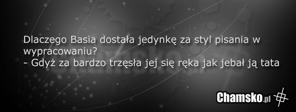 Basia i brzydkie pismo