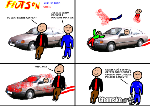 FIUTSON kupuje auto