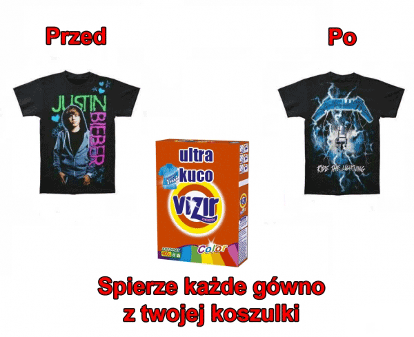 Pranie kijowych koszulek