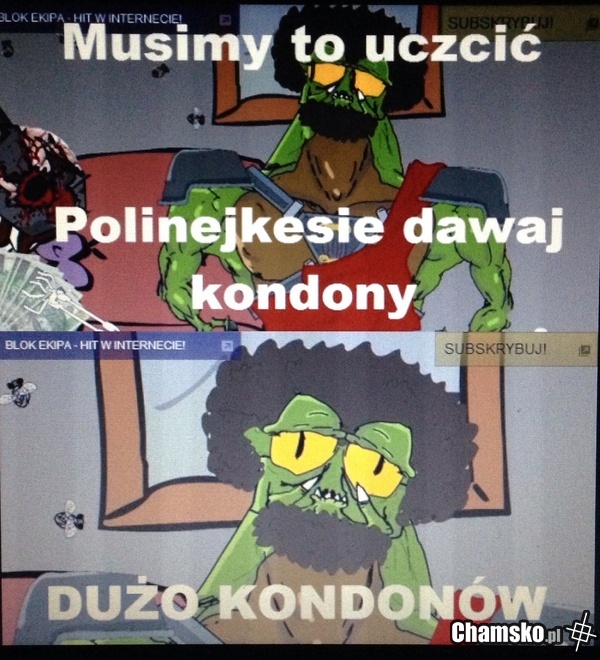 Polinejkesie, dawaj kondony
