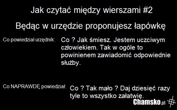 Jak czytać między wierszami cz. 2