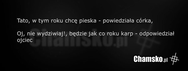 Piesek na święta