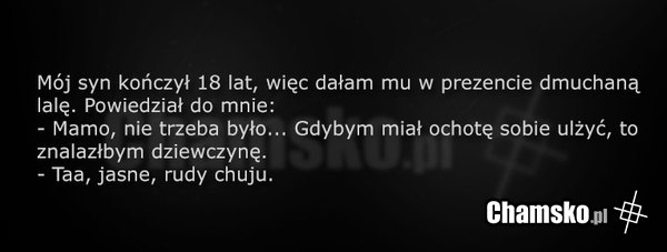 Prezent na 18 urodziny