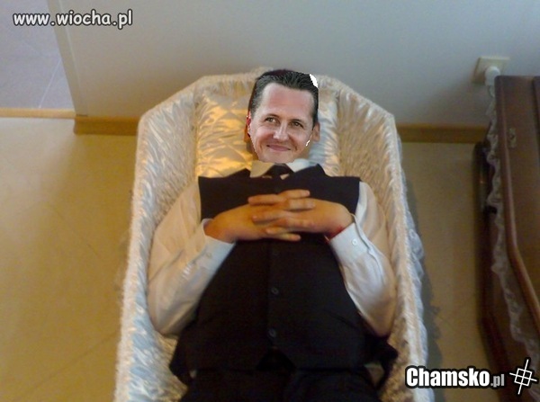 Schumacher na podium