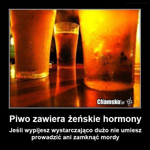 Hormony w piwie