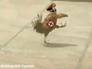 Powalony kurczak