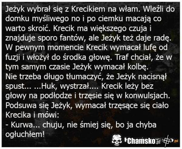 krecik i jeżyk