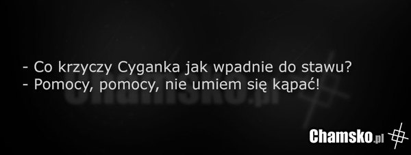 Cyganka w stawie