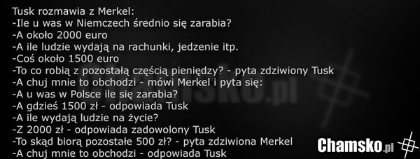 Rozmowa Tuska z Merkel