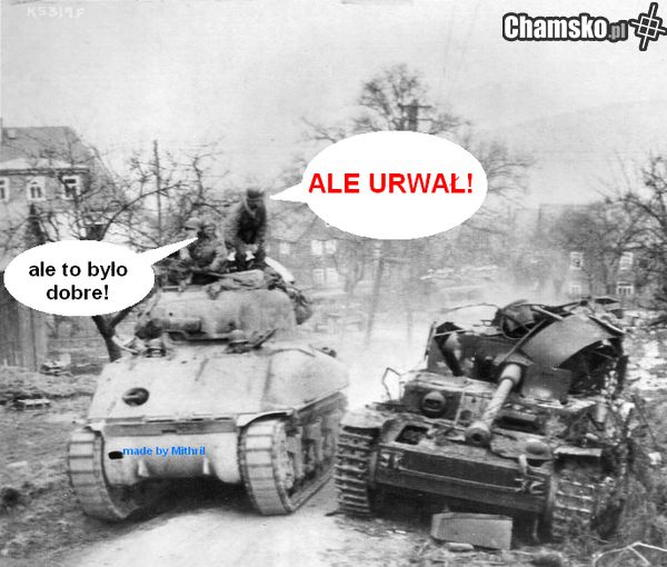 ale urwał!