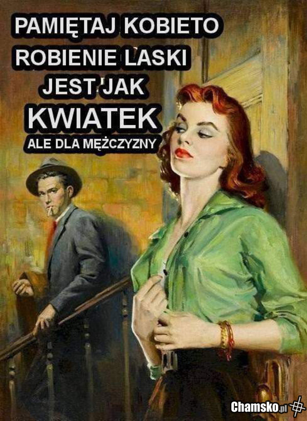 Kwiatek dla faceta