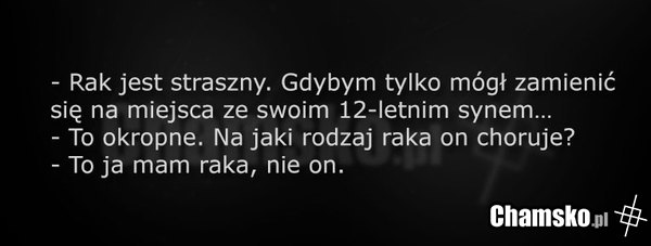 Chory na raka