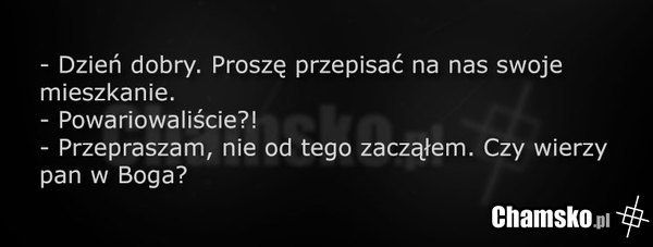 Zła kolejność