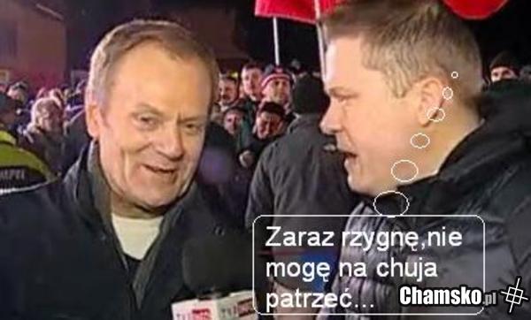 zdegustowany dziennikarz