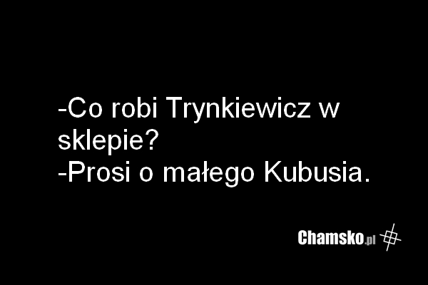 Trynkiewicz w sklepie