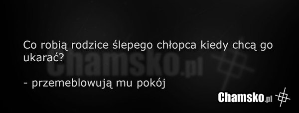 Kara dla ślepego