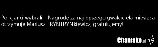 Konkurs dla Mariuszka