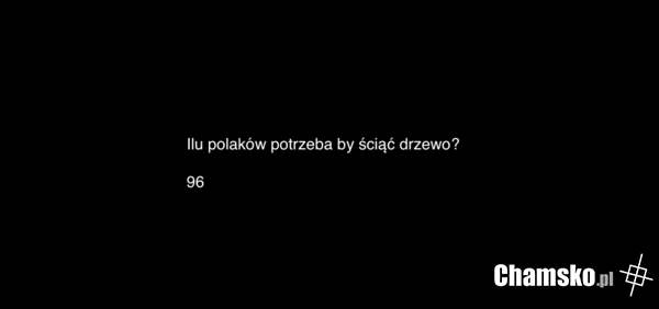 Ilu Polaków potrzeba...
