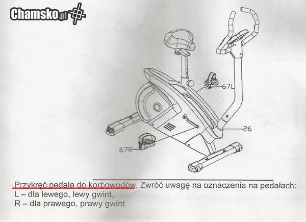 Składałem sobie rowerek...