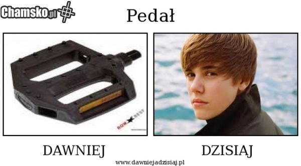 Pedały Dawniej i Dziś