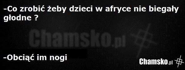 Problem z głodem w afryce