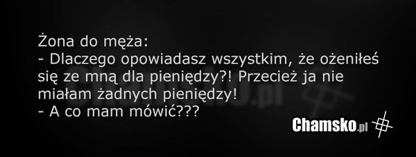 Małżeństwo dla pieniędzy
