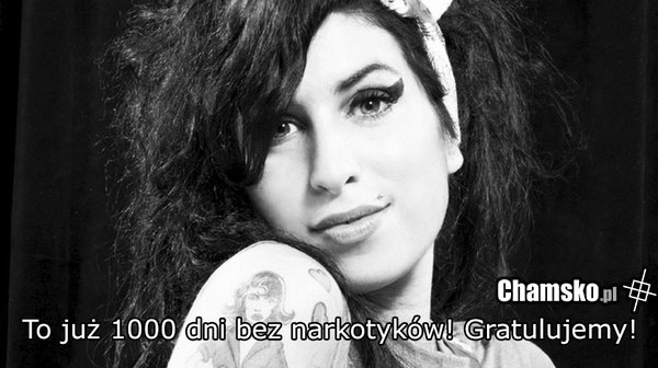 Amy Winehouse już 1000 dni bez prochów!