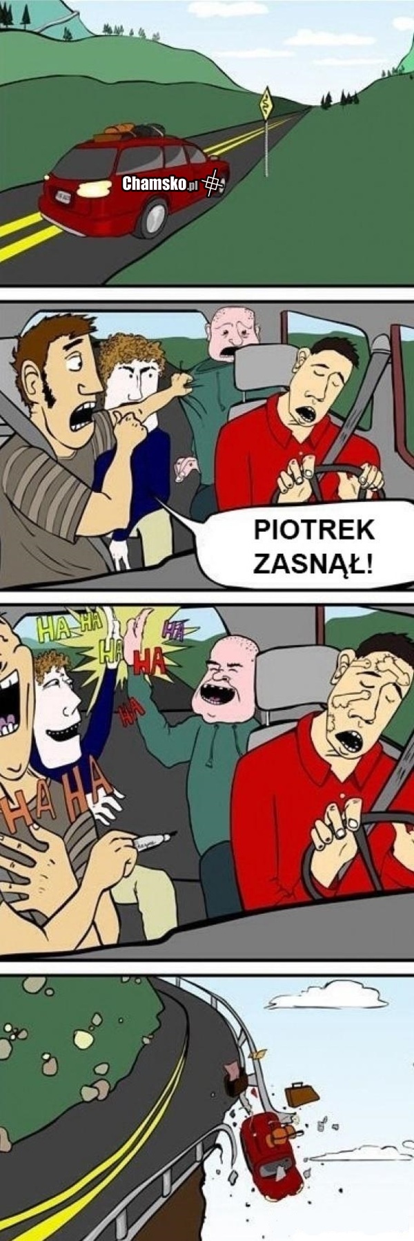 zasnął
