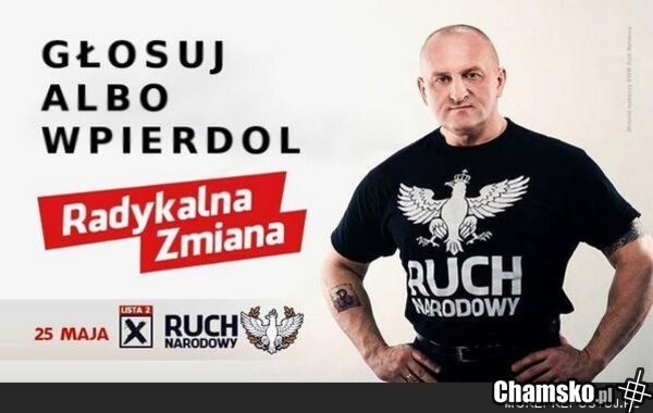 Głosuj albo wpierdol!