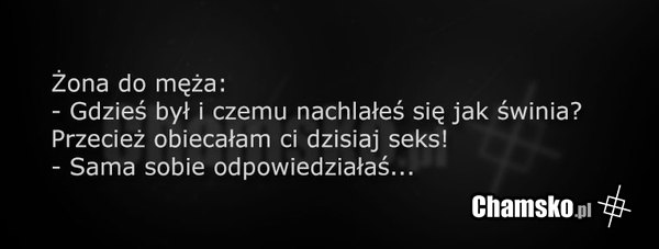 Pijany mąż