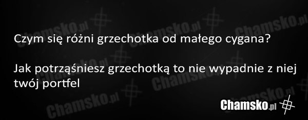 Cygan a grzechotka