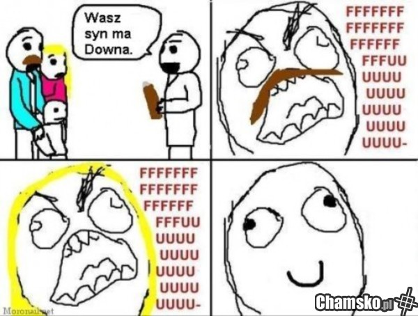 down