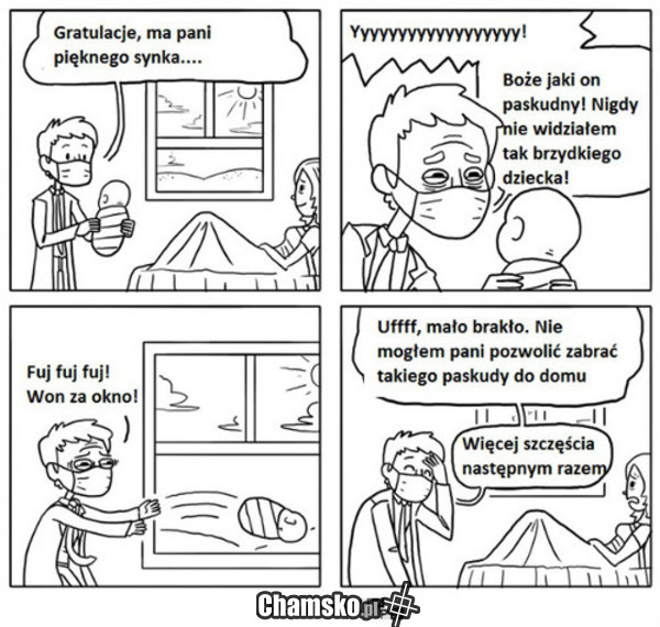 brzydkie dziecko