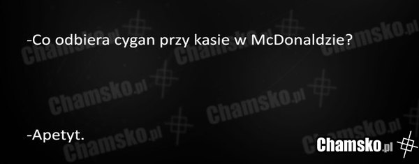 Cygan w McDonaldzie